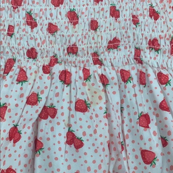 Strawberry ruffle dress - Picture 2 of 2